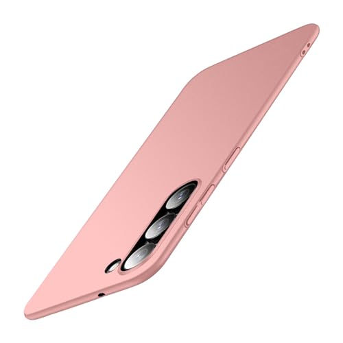 Galful Handyhülle für Samsung Galaxy S24 Slim Case,Matte Hart PC Samsung S24 Hülle Ultra Dünn Schutzhülle Stoßfeste Kratzfeste Hardcase Mattierte Textur Bumper Cover 6.2’’-roségold von Galful