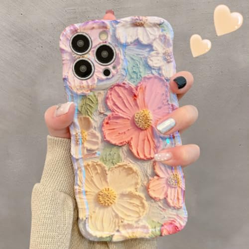 Galful Handyhülle für iPhone 13 Pro Max Blume Hülle Bunte Retro-Ölgemälde Lockiges Wellen Schutzhülle Glänzend Niedliche Floral Ultradünne Silikon Case Anti-Kratzen Kratzfeste Bumper Cover-Blume 18 Galful Handyhülle für iPhone 13 Pro Max Blume Hülle Bunte Retro-Ölgemälde Lockiges Wellen Schutzhülle Glänzend Niedliche Floral Ultradünne Silikon Case Anti-Kratzen Kratzfeste Bumper Cover-Blume 18 von Galful