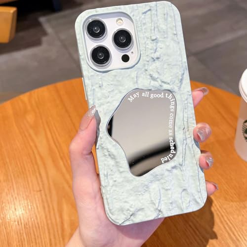 Galful Spiegel Handyhülle für iPhone 12 Hülle,3D Welle Wasser Ripple Luxus Makeup Spiegel Schutzhülle Stoßfeste Anti-Kratzer Weiche TPU Kristallklare Rückseite Case Cover-Hellgrün Galful Spiegel Handyhülle für iPhone 12 Hülle,3D Welle Wasser Ripple Luxus Makeup Spiegel Schutzhülle Stoßfeste Anti-Kratzer Weiche TPU Kristallklare Rückseite Case Cover-Hellgrün von Galful