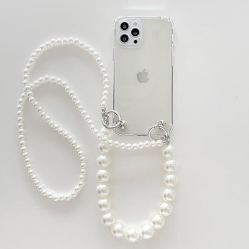 Galful Transparent Handyhülle für iPhone 14 Pro Hülle mit Perlen Armband Handykette Hülle mit Band Chain Pearl Silikon Schutzhülle mit Kordel Umhängeband Lanyard Case Stoßfeste TPU Cover-Clear 1 Galful Transparent Handyhülle für iPhone 14 Pro Hülle mit Perlen Armband Handykette Hülle mit Band Chain Pearl Silikon Schutzhülle mit Kordel Umhängeband Lanyard Case Stoßfeste TPU Cover-Clear 1 von Galful