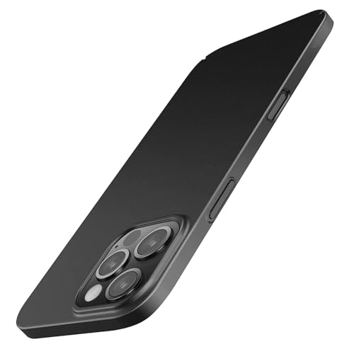 Galful Ultra Dünne Handyhülle iPhone 16 Pro Max Slim Case Hülle,Matte Hart PC Hardcase iPhone 16 Pro Max Hülle Stoßfeste Kratzfeste Schutzhülle Mattierte Textur Bumper Cover Slim Fit Hülle-Schwarz Galful Ultra Dünne Handyhülle iPhone 16 Pro Max Slim Case Hülle,Matte Hart PC Hardcase iPhone 16 Pro Max Hülle Stoßfeste Kratzfeste Schutzhülle Mattierte Textur Bumper Cover Slim Fit Hülle-Schwarz von Galful