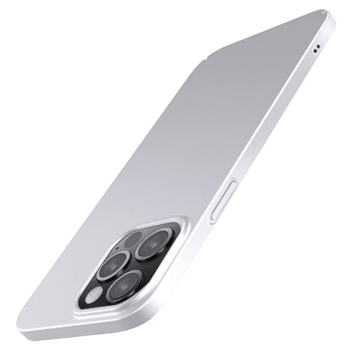 Galful Ultra Dünne Handyhülle iPhone 16 Pro Slim Case Hülle,Matte Hart PC Hardcase iPhone 16 Pro Hülle Stoßfeste Kratzfeste Schutzhülle Mattierte Textur Bumper Cover Slim Fit Hülle-Silbrig Galful Ultra Dünne Handyhülle iPhone 16 Pro Slim Case Hülle,Matte Hart PC Hardcase iPhone 16 Pro Hülle Stoßfeste Kratzfeste Schutzhülle Mattierte Textur Bumper Cover Slim Fit Hülle-Silbrig von Galful