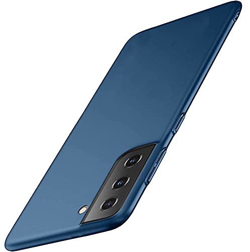 Samsung Galaxy S21 Hülle, Extrem Dünn Mattem Finish Hard PC Samsung S21 Schutz Minimalism Ultraschlanker Handyhülle Stoßfestigkeit Schutzhülle Ultra Slim Case 5G 2021 (Blau grau, Samsung S21 (6.2")) von Galful