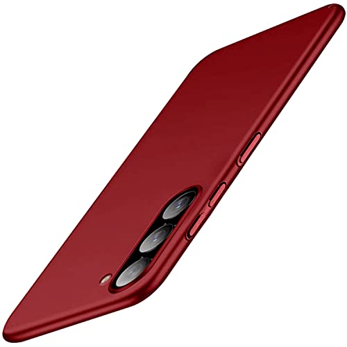 Samsung Galaxy S23 Plus Hülle, Ultra Dünn Matte Handyhülle Slim Schutzhülle Kratzschutz Stoßfest Cover Anti-Rutsch Bumper Case Für Samsung Galaxy S23 Plus Hardcase 6.6" Rot von Galful