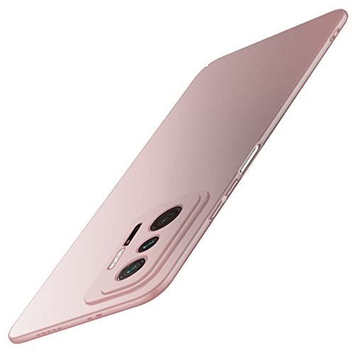 Xiaomi Mi 11T Pro Hülle 5G, Ultra Dünn Matte Handyhülle Slim Schutzhülle Kratzschutz Hardcase Anti-Rutsch Bumper Hard PC Xiaomi Mi 11T /11 T Pro Case Cover Roségold von Galful