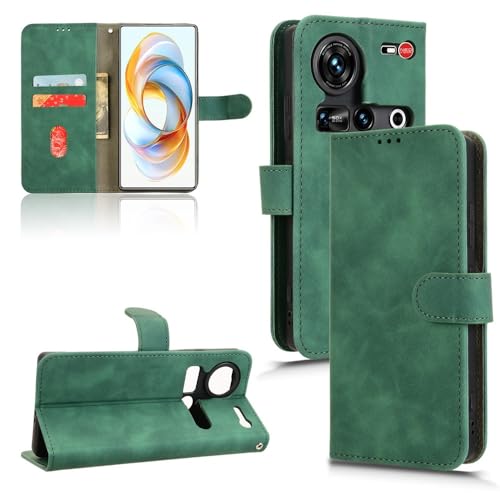 GaliJialiB Handyhülle Brieftaschen-Hülle kompatibel mit ZTE Nubia Z70 Ultra Hülle mit Kartenhalter, Klapphülle aus PU-Leder, Handyhülle mit Handschlaufe, stoßfeste Schutzhülle Schutzhülle(Green) GaliJialiB Handyhülle Brieftaschen-Hülle kompatibel mit ZTE Nubia Z70 Ultra Hülle mit Kartenhalter, Klapphülle aus PU-Leder, Handyhülle mit Handschlaufe, stoßfeste Schutzhülle Schutzhülle(Green) von GaliJialiB