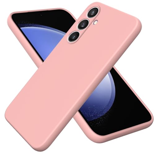 Handyhülle, kompatibel mit Galaxy S23 FE, kratzfest, dünn, dünn, Flüssigsilikon, weiches TPU-Gummi, vollständiger Kameraschutz, Bumper, reine Farbe, einfache Abdeckung, mit Handgelenkband, Schutzhülle Handyhülle, kompatibel mit Galaxy S23 FE, kratzfest, dünn, dünn, Flüssigsilikon, weiches TPU-Gummi, vollständiger Kameraschutz, Bumper, reine Farbe, einfache Abdeckung, mit Handgelenkband, Schutzhülle von GaliJialiB