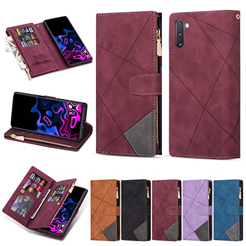Handyhülle Compatible with Samsung Galaxy Note10 Wallet Case, Pu. Lederkartenhalter Slot Mobiltelefon Fallhalter Armband Handy Case Telefon Flip Case Compatible with Samsung Galaxy Note10 Schutzhülle( Handyhülle Compatible with Samsung Galaxy Note10 Wallet Case, Pu. Lederkartenhalter Slot Mobiltelefon Fallhalter Armband Handy Case Telefon Flip Case Compatible with Samsung Galaxy Note10 Schutzhülle( von GaliJialiB
