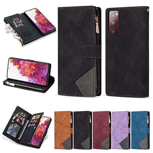 Handyhülle Compatible with Samsung Galaxy. S20 Fe. Geldbörsenfall, Pu. Leder Kartenhalter Slot Mobiltelefon Fallhalter Armband Handy Case Telefon Flip Case Compatible with Samsung Galaxy S20 Fe. Schut Handyhülle Compatible with Samsung Galaxy. S20 Fe. Geldbörsenfall, Pu. Leder Kartenhalter Slot Mobiltelefon Fallhalter Armband Handy Case Telefon Flip Case Compatible with Samsung Galaxy S20 Fe. Schut von GaliJialiB