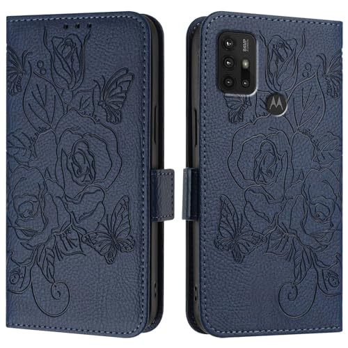 Handyhülle Kompatibel mit Motorola Moto G30/G10/G20/G10 Power Hülle, Brieftaschen-Hülle, schlankes PU-Leder-Handy-Flip-Folio-Gehäuse, stoßfeste Schutzhülle mit Kartenhaltern + Handschlaufe Schutzhülle Handyhülle Kompatibel mit Motorola Moto G30/G10/G20/G10 Power Hülle, Brieftaschen-Hülle, schlankes PU-Leder-Handy-Flip-Folio-Gehäuse, stoßfeste Schutzhülle mit Kartenhaltern + Handschlaufe Schutzhülle von GaliJialiB