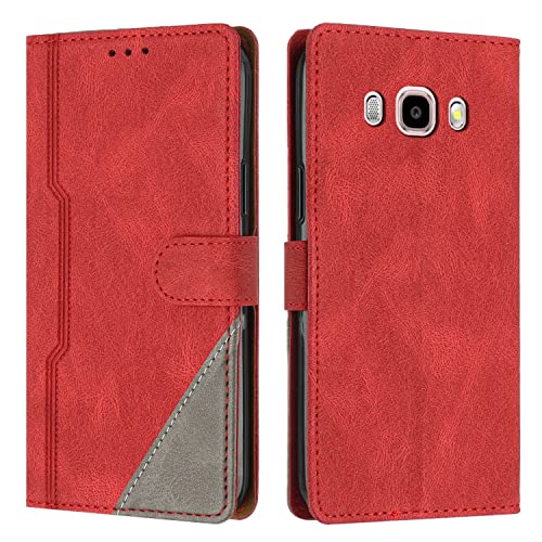 Handyhülle Kompatibel mit Samsung Galaxy J710/J7 2016 Hülle, Galaxy J710/J7 2016 Wallet Case Slim PU Leder Handyhülle Flip Folio Lederhülle Kartenhalter Stoßfeste Schutzhülle mit Handschlaufe Schutzhü Handyhülle Kompatibel mit Samsung Galaxy J710/J7 2016 Hülle, Galaxy J710/J7 2016 Wallet Case Slim PU Leder Handyhülle Flip Folio Lederhülle Kartenhalter Stoßfeste Schutzhülle mit Handschlaufe Schutzhü von GaliJialiB