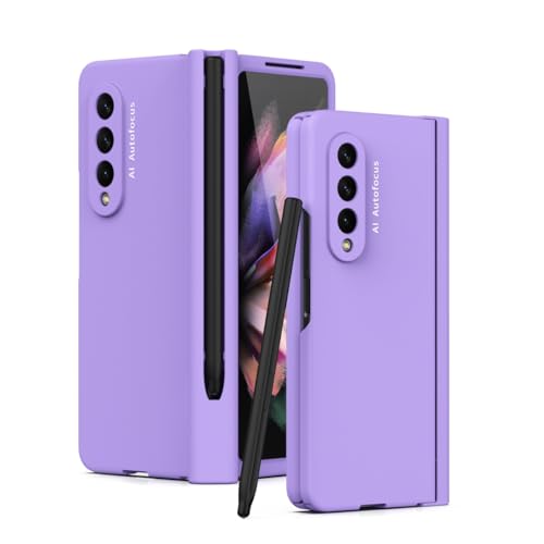 Handyhülle Kompatibel mit Samsung Galaxy Z Fold 3 Slim S Pen-Handyhülle mit integriertem S Pen-Halter, Displayschutzfolie und Scharnierschutz, stoßfeste, kratzfeste und sturzsichere Ganzkörper-Handyhü Handyhülle Kompatibel mit Samsung Galaxy Z Fold 3 Slim S Pen-Handyhülle mit integriertem S Pen-Halter, Displayschutzfolie und Scharnierschutz, stoßfeste, kratzfeste und sturzsichere Ganzkörper-Handyhü von GaliJialiB