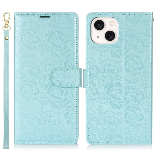 Handyhülle Kompatibel mit iPhone 13 mini Wallet Case, PU-Leder, magnetisches Snap-Flip-Folio-Case mit Kartenhaltern, Kickstand und Lanyard, stoßfeste TPU-Innenschale, Telefonabdeckung, kompatibel mit Handyhülle Kompatibel mit iPhone 13 mini Wallet Case, PU-Leder, magnetisches Snap-Flip-Folio-Case mit Kartenhaltern, Kickstand und Lanyard, stoßfeste TPU-Innenschale, Telefonabdeckung, kompatibel mit von GaliJialiB