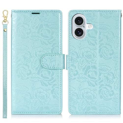 Handyhülle Kompatibel mit iPhone 16 Plus Wallet Case, PU-Leder, magnetisches Flip-Folio-Case mit Kartenhaltern, Ständer und Trageband, stoßfeste TPU-Innenschale, kompatibel mit iPhone 16 Plus Schutzhü Handyhülle Kompatibel mit iPhone 16 Plus Wallet Case, PU-Leder, magnetisches Flip-Folio-Case mit Kartenhaltern, Ständer und Trageband, stoßfeste TPU-Innenschale, kompatibel mit iPhone 16 Plus Schutzhü von GaliJialiB