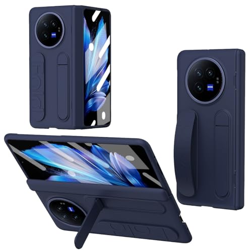 Handyhülle Schutzhülle mit Ständer, kompatibel mit Vivo X Fold3, [integrierter Displayschutz und Handschlaufe] Schutzhülle in Militärqualität, stoßfest, Handyhülle Compatible with Vivo X Fold3 Schutzh von GaliJialiB