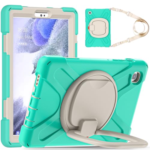 Tablet PC Hülle Hülle kompatibel mit Samsung Galaxy Tab A7 Lite 8,7 Zoll 2021 T220/T225N/T225C/T227U, stoßfeste, robuste Abdeckung mit 360°-Drehständer, robuste Tablet-Hülle mit Hand-/Schultergurt Sch Tablet PC Hülle Hülle kompatibel mit Samsung Galaxy Tab A7 Lite 8,7 Zoll 2021 T220/T225N/T225C/T227U, stoßfeste, robuste Abdeckung mit 360°-Drehständer, robuste Tablet-Hülle mit Hand-/Schultergurt Sch von GaliJialiB