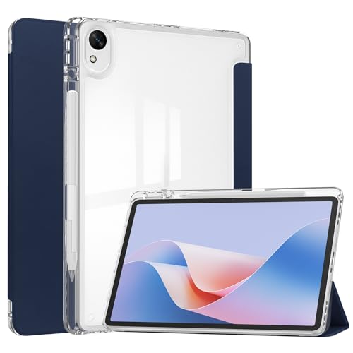 Tablet PC Hülle Hybrid-Slim-Case kompatibel mit Huawei Matepad 11.5S 2024/MatePad Air 11.5 2023 mit S-Pen-Halter, stoßfeste Abdeckung mit klarer transparenter Rückschale, Auto Wake/Sleep Schutzhülle(D von GaliJialiB