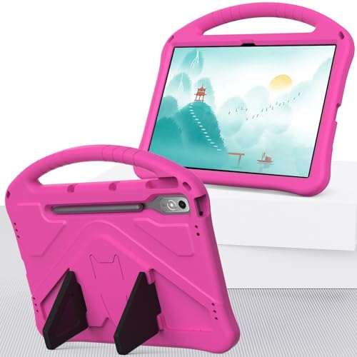 Tablet PC Hülle Kompatibel mit NEC Lavie Tab T12-T1295 DAS 12,6 Zoll (2022) Hülle, 12,1-Zoll-Tablet-Abdeckung, stoßfeste, leichte EVA-Tablet-Abdeckung mit verstellbarem Riemen, Schutzhülle for Kinder von GaliJialiB