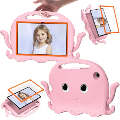 Tablet PC Hülle Kompatibel mit Samsung Galaxy Tab A7 10,4 Zoll T500/T505 (2020) Hülle, leichte, stoßfeste Kinderhülle, Anti-Rutsch-Ecken-Tablet-Hülle mit Schultergurt Compatible with Kinder und Jungen von GaliJialiB