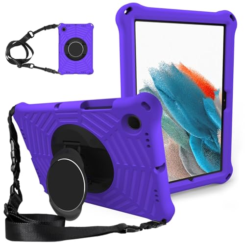 Tablet PC Hülle Kompatibel mit der Hülle Compatible with Galaxy Tab A8 10,5 Zoll X200/X205 (2021), leichte, stoßfeste Schutzhülle mit Griff und Ständer, Schutzhülle mit rutschfestem Griff Schutzhülle( von GaliJialiB