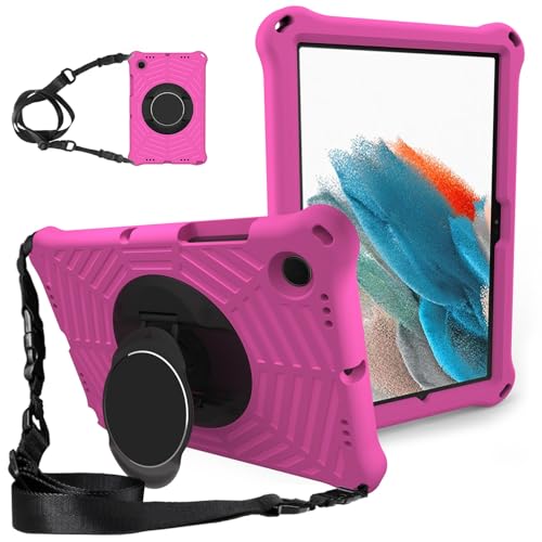 Tablet PC Hülle Kompatibel mit der Hülle Compatible with Galaxy Tab A8 10,5 Zoll X200/X205 (2021), leichte, stoßfeste Schutzhülle mit Griff und Ständer, Schutzhülle mit rutschfestem Griff Schutzhülle( von GaliJialiB