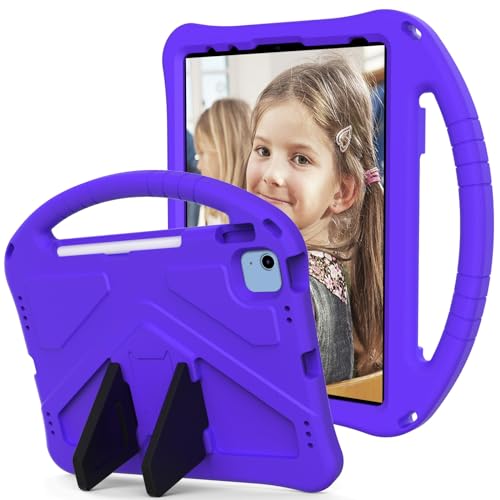 Tablet PC Hülle Kompatibel mit iPad 10. Generation 10,9 Zoll 2022 Hülle Kinderhülle Leichte EVA-Tablet-Abdeckung mit verstellbarem Riemen, stoßfestem Griff und Ständer Compatible with Kinder, tragbare von GaliJialiB
