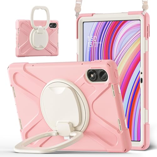 Tablet-Schutzhülle kompatibel mit Xiaomi Redmi Pad Pro 12,1 Zoll / Poco Pad 12,1 Zoll (30,7 cm), strapazierfähig, TPU, stoßfest, 360 Grad drehbar, multifunktionaler Griff + Schultergurt, robuste von GaliJialiB