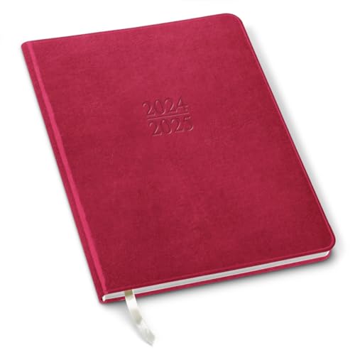 Gallery Leather Familienplaner 2025, Acadia-Wildrose, 22,9 x 17,8 cm von Gallery Leather