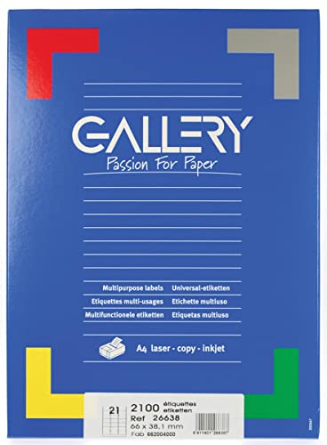 Gallery Labels 66 x 38.1mm 100 Sheets Gallery Labels 66 x 38.1mm 100 Sheets von Gallery