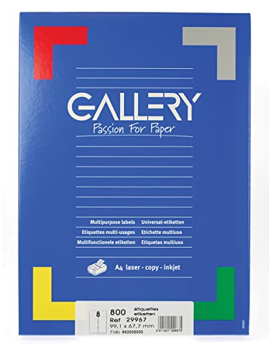 Gallery Labels 99.1 x 67.7mm 100 Sheets Gallery Labels 99.1 x 67.7mm 100 Sheets von Gallery