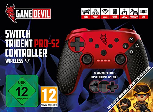 GameDevil Switch Trident PRO S2 Wireless Controller + TinyTroopers XL [ ] von Game Devil