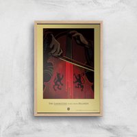 Game of Thrones Lannisters Giclee Art Print - A4 - Wooden Frame von Game Of Thrones