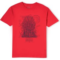 Game of Thrones The Iron Throne Herren T-Shirt - Rot - L von Game Of Thrones