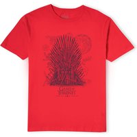 Game of Thrones The Iron Throne Herren T-Shirt - Rot - XL von Game Of Thrones