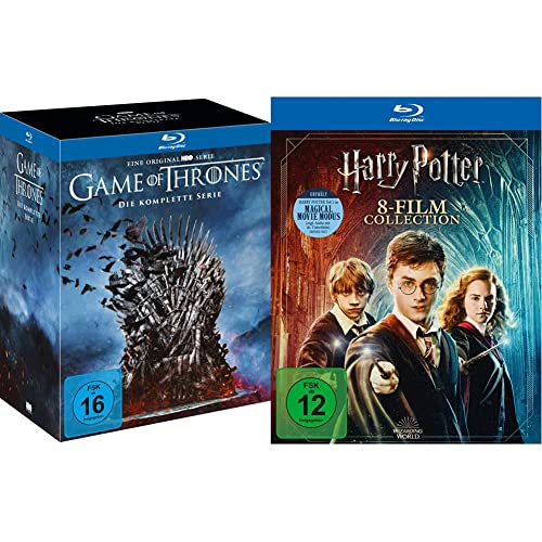 Game of Thrones - Die komplette Serie [Blu-ray] & Harry Potter: The Complete Collection - Jubiläums-Edition [Blu-ray] von Game of Thrones