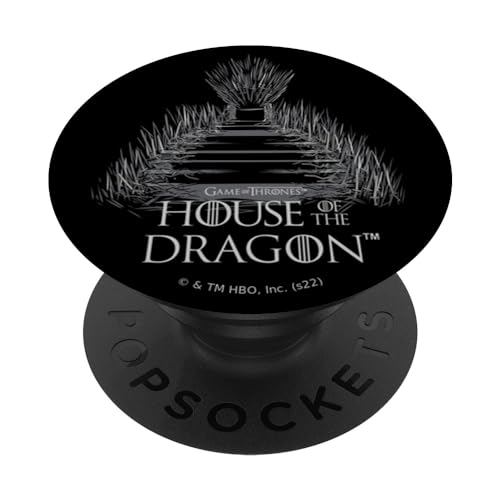 House of the Dragon The Iron Throne, Forged By Dragons PopSockets mit austauschbarem PopGrip House of the Dragon The Iron Throne, Forged By Dragons PopSockets mit austauschbarem PopGrip von Game of Thrones