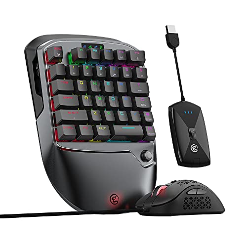 GameSir Gaming Tastatur und Maus für PS4/Xbox One/Xbox Series X/S/Nintendo Switch/PC, VX2 AimSwitch Wireless Tastatur und Maus Adapter, Controller Adapter für Computer und Konsolen von GameSir