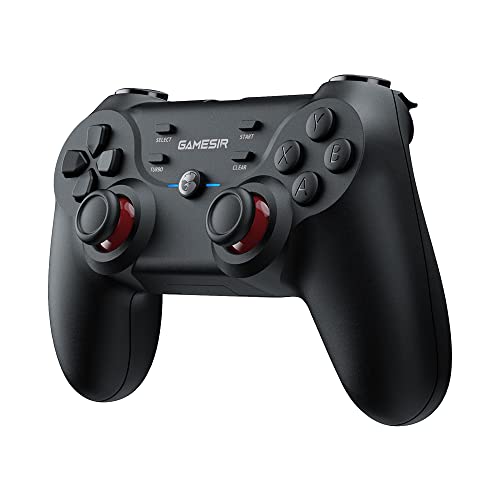 GameSir T3 Kabelloser Gaming-Controller für Windows-PC und Android TV Box - Asymmetrische Dualmotoren - 3-Gang-Turbo - 40-Stunden-Batterielebensdauer von GameSir