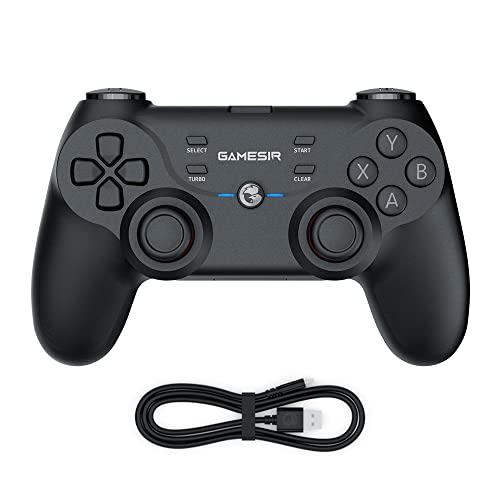 GameSir T3 Wireless PC Game Controller für Windows PC 7/10 Android TV Box, Gaming Controller mit Dual Vibration Gamepad Joystick, 400 MAh Lithiumbatterie von GameSir