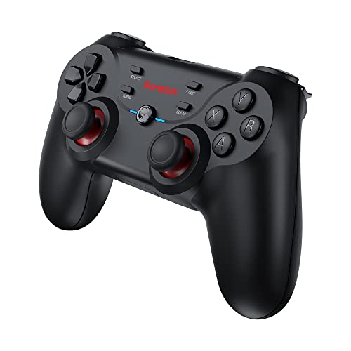 GameSir T3s Wireless Controller für Windows PC/iOS13+/Android Phone/Tablet,Bluetooth Gamecontroller für Switch,mobiles Gamepad für Apple Arcade MFi-Spiele mit Einstellbarer Vibration,4 Stufen Turbo von GameSir