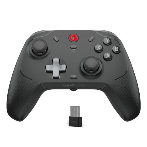 GameSir T4 Cyclone Pro Wireless Pro Controller für PC/Switch/Lite/OLED, Switch Remote Gamepad mit Hall-Effekt-Sensing-Joystick, kompatibel mit Android, iOS, Windows (schwarz) von GameSir