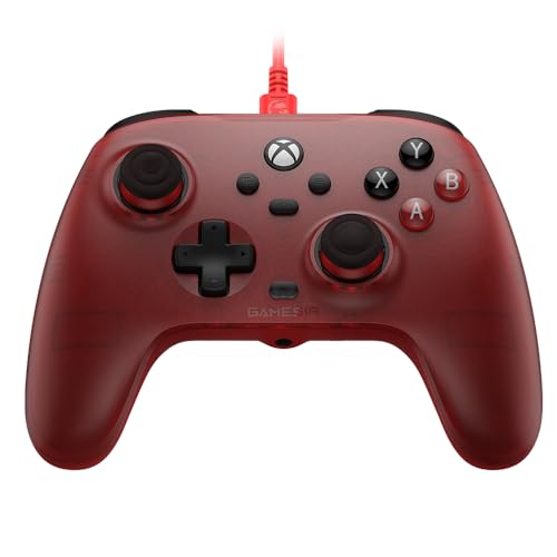 GameSir T7 Wired Controller für Xbox Series X|S, Xbox One & Windows 10/11, Plug and Play Gaming Gamepad mit Hall-Effekt Joysticks/Hall Trigger, 3.5mm Audio Jack - Rot GameSir T7 Wired Controller für Xbox Series X|S, Xbox One & Windows 10/11, Plug and Play Gaming Gamepad mit Hall-Effekt Joysticks/Hall Trigger, 3.5mm Audio Jack - Rot von GameSir