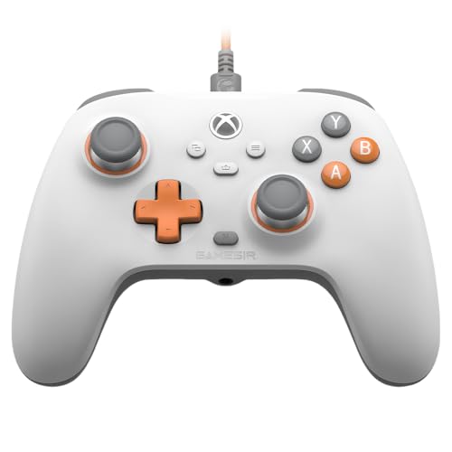 GameSir T7 Wired Controller für Xbox Series X|S, Xbox One & Windows 10/11, Plug and Play Gaming Gamepad mit Hall-Effekt Joysticks/Hall Trigger, 3.5mm Audio Jack - Weiß GameSir T7 Wired Controller für Xbox Series X|S, Xbox One & Windows 10/11, Plug and Play Gaming Gamepad mit Hall-Effekt Joysticks/Hall Trigger, 3.5mm Audio Jack - Weiß von GameSir