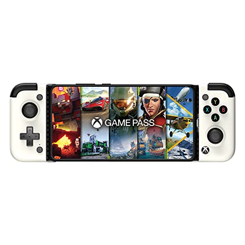 GameSir X2 Pro Mobile Game Controller für Android Type-C (100–179 mm), Handy-Controller für xCloud, Stadia, Luna, Apex, Diablo Immortal – 1 Monat Xbox Game Pass Ultimate – Passthrough Charging (weiß) von GameSir