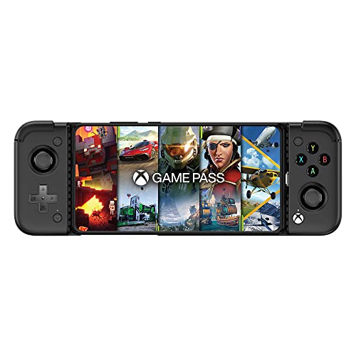 GameSir X2 Pro Mobile Game Controller für Android Type-C (100–179 mm), Handy-Controller für xCloud, Stadia, Luna, Apex – 1 Monat Xbox Game Pass Ultimate – Passthrough Charging (schwarz) von GameSir