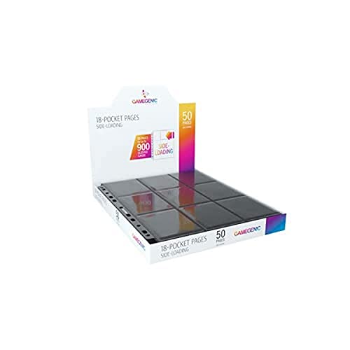 Gamegen!c - Sideloading 18-Pocket Pages Display Black (50), Black (Gamegenic GG3002) von Gamegenic