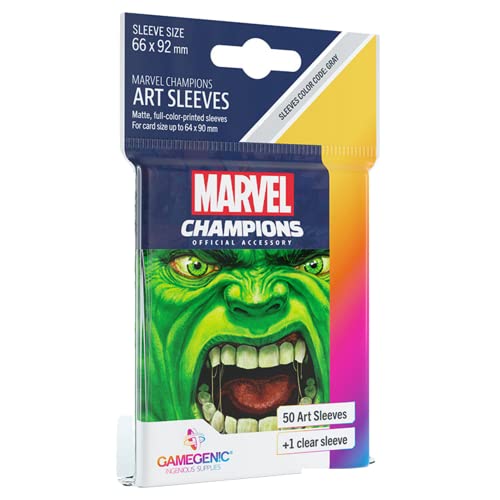 Gamegenic, Marvel Champions Sleeves - Hulk, Sleeve color code: Gray von Gamegenic