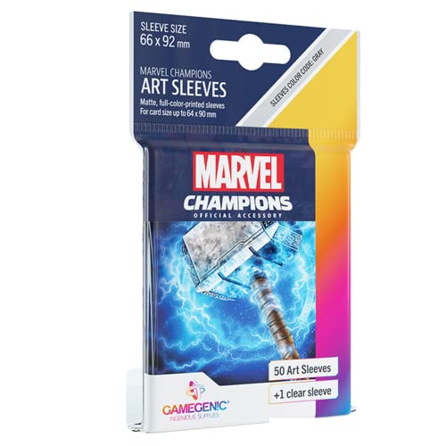 Gamegenic, Marvel Champions Sleeves - Thor, Sleeve color code: Gray von Gamegenic