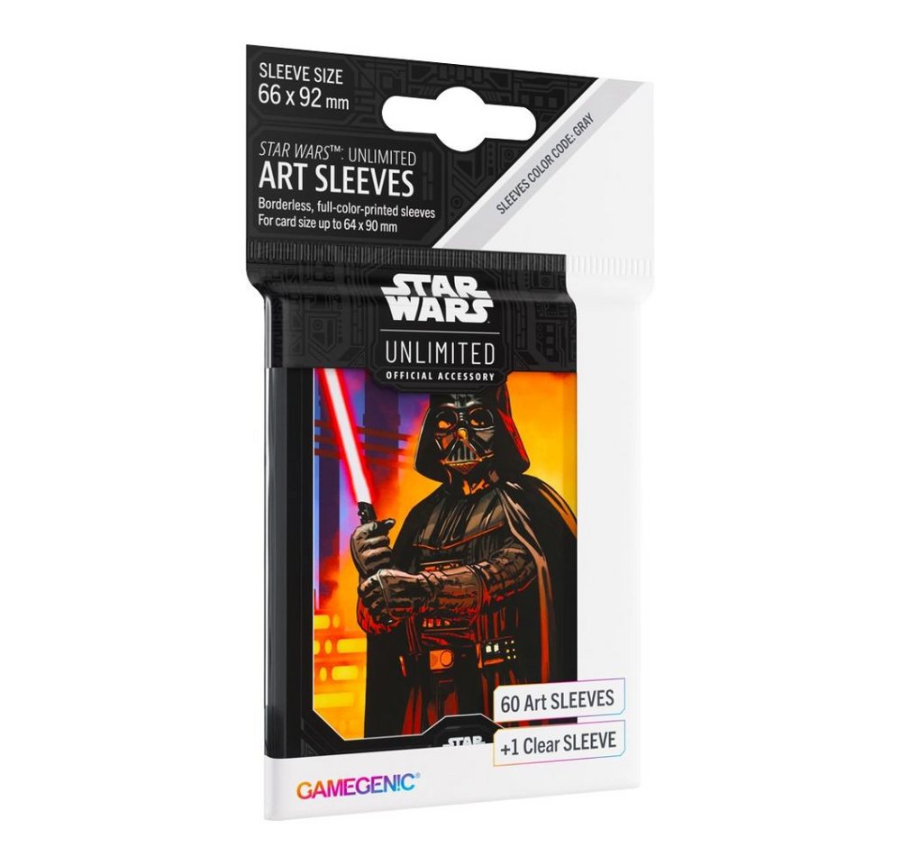 Gamegenic Schutzfolie Gamegenic Star Wars: Unlimited Art Sleeves Darth Vader - Kartenhüllen von Gamegenic