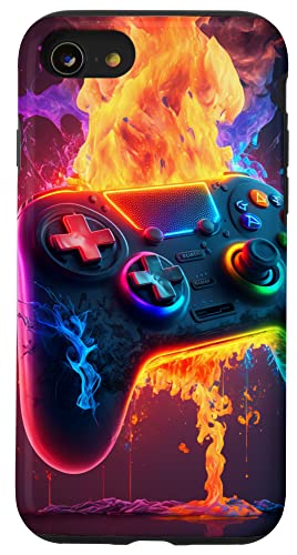 Hülle für iPhone SE (2020) / 7 / 8 Gamer Ästhetische Grafik Gaming Videospiele Jungen Teenager Kinder von Gamer Aesthetic Graphic Gaming Video Games Boys